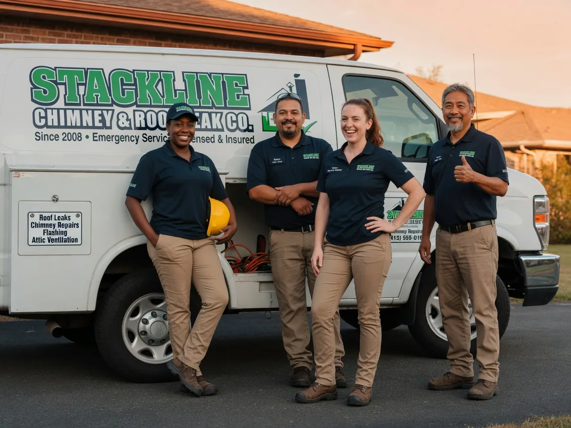 Chimney flashing repair company in Papillion, NE